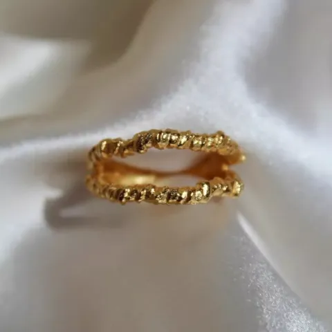 Hultquist Savannah ring in verguld sterlingzilver