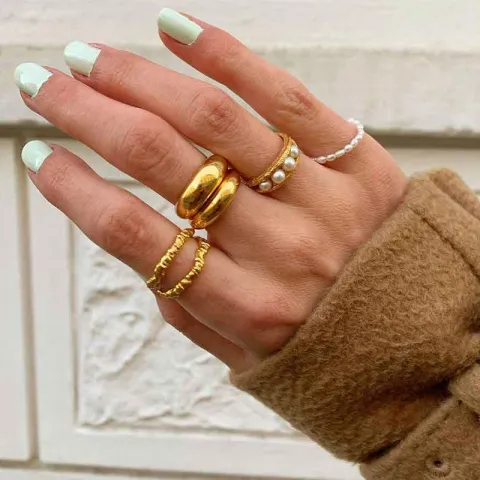 Hultquist Savannah ring in verguld sterlingzilver