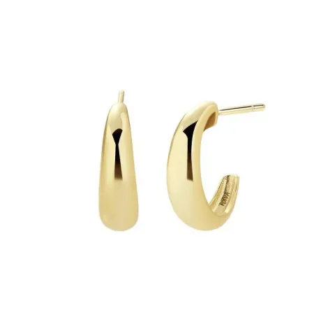 Nava Allura halfcreool in verguld sterlingzilver