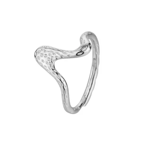 Nava Breena verstelbaar ring in zilver