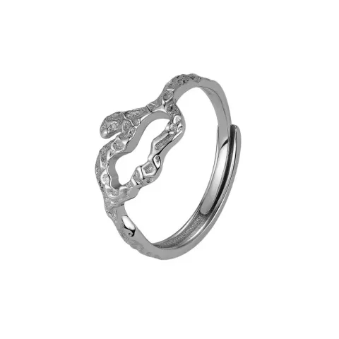 Nava Doris  verstelbaar ring in zilver