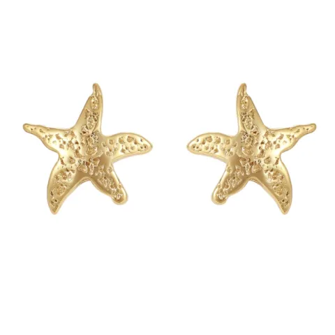 Nava Tao Petite oorbellen in verguld sterlingzilver