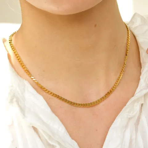 Studio Z Plated ketting in verguld sterlingzilver