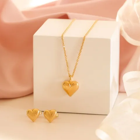 Studio Z Beloved ketting in verguld sterlingzilver