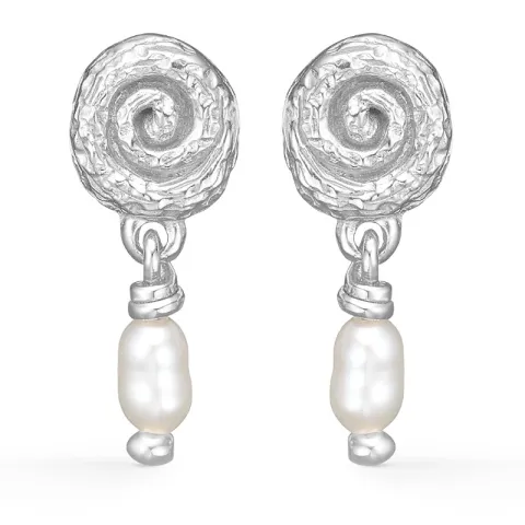 Studio Z Twine oorsteker in zilver