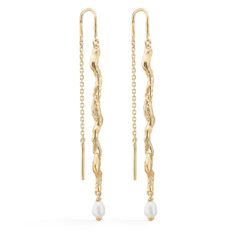 Studio Z Tangled ketting oorbellen in verguld sterlingzilver