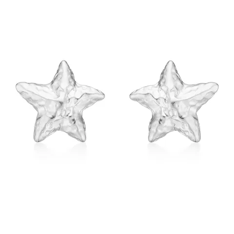 Studio Z Starfish Lustre oorsteker in zilver