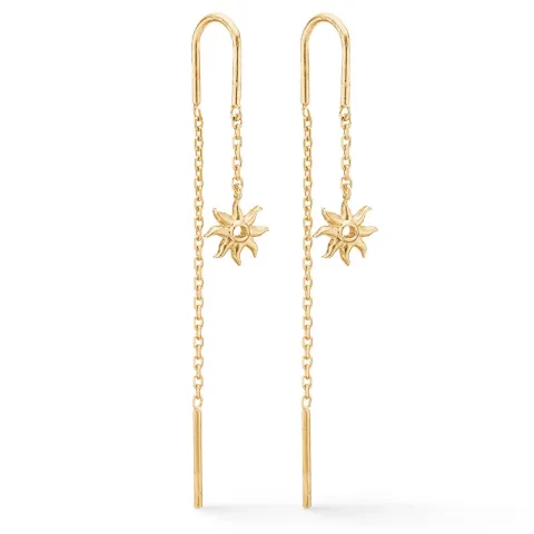 Studio Z Ocean Aura oorhanger in verguld sterlingzilver
