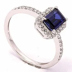 ring in 8 karaat witgoud