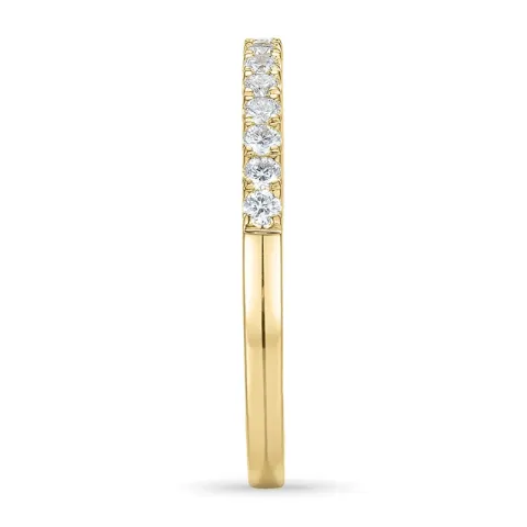 briljant mémoire ring in 14 karaat goud 0,225 ct