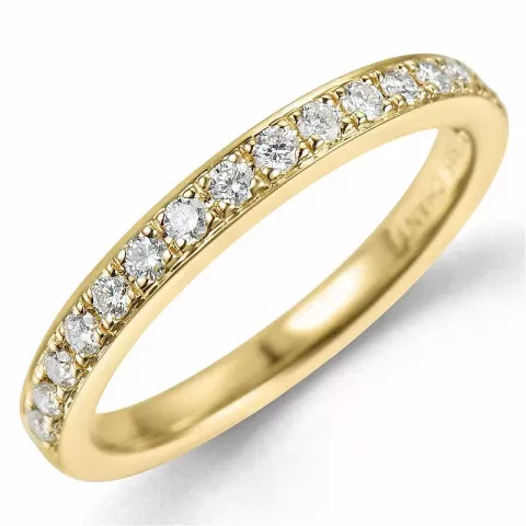 Diamant ring in 14 karaat goud 0,26 ct