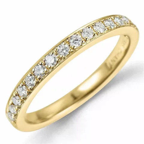 Diamant ring in 14 karaat goud 0,26 ct