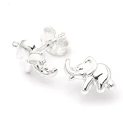 Scrouples olifant oorbellen in zilver