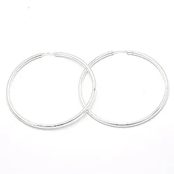 60 mm Scrouples rond creool in zilver