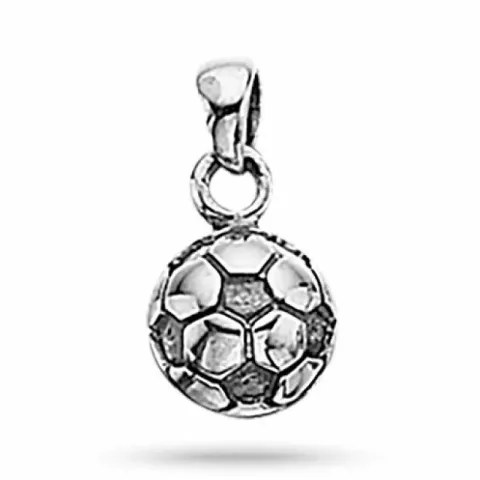 Klein Scrouples voetbal hanger in zilver