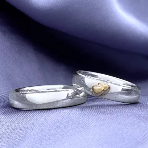 Scrouples trouwringen  in zilver en goud