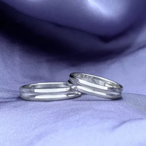 Scrouples trouwringen  in zilver