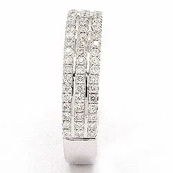 bestelde artikel -  diamant ring in 14 karaat witgoud 0,40 ct