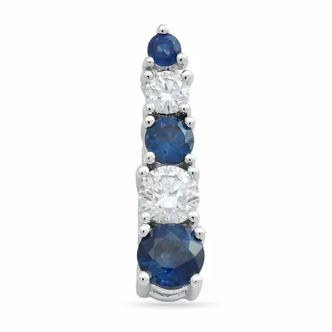 bestelde artikel - hanger in 14 caraat witgoud 0,19 ct 0,45 ct