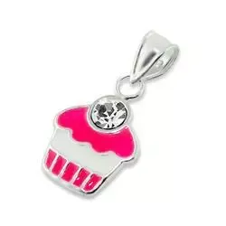 Cup cake hanger in zilver