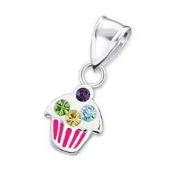 Cup cake hanger in zilver