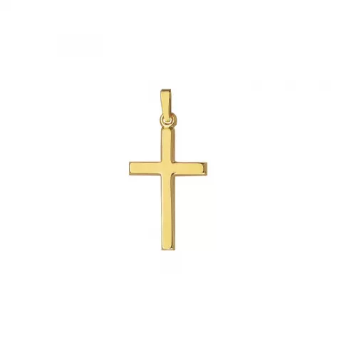 15 x 27 mm Aagaard kruis hanger in 8 karaat goud