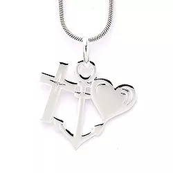 Aagaard geloof-hoop-liefde hanger in zilver