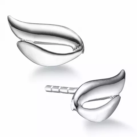Eenvoudige Aagaard zilver oorbellen in zilver