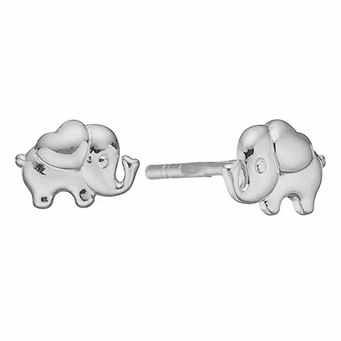 Aagaard olifant oorbellen in zilver