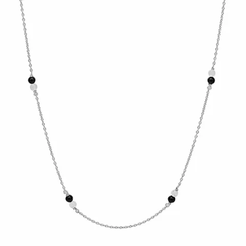 Aagaard ketting in zilver zwart onyx groen amazoniet