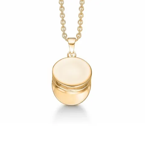 Støvring Design studenten pet ketting in verguld sterlingzilver
