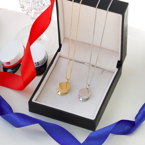 Støvring Design studenten pet ketting in verguld sterlingzilver