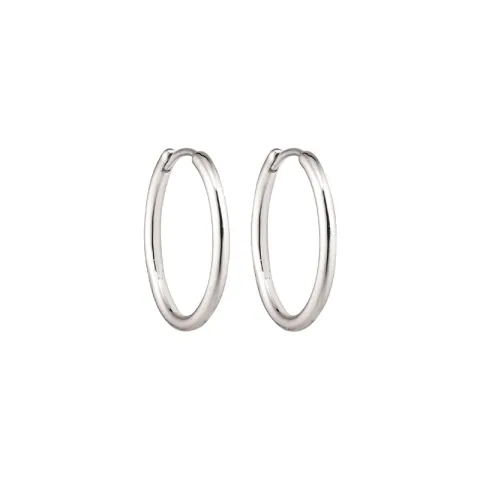 18 mm Støvring Design creool in zilver