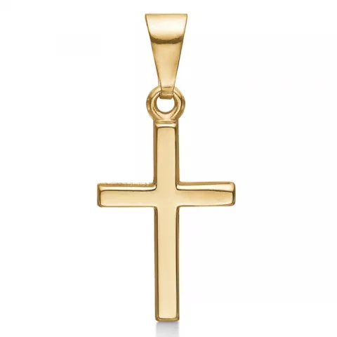 10 x 14 mm Støvring Design kruis hanger in 8 karaat goud