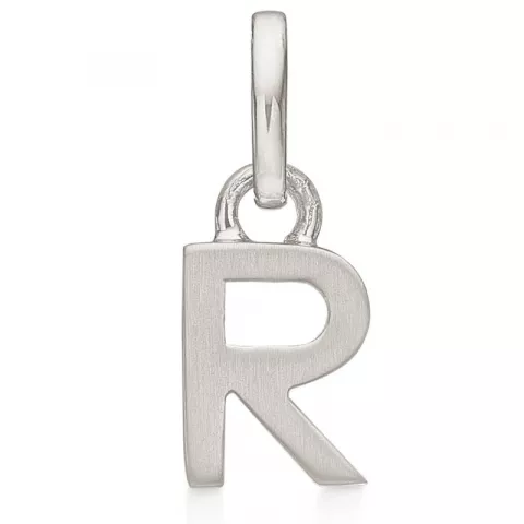Støvring Design letter r hanger in gerodineerd zilver
