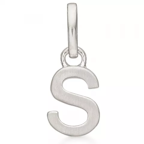 Støvring Design letter s hanger in gerodineerd zilver