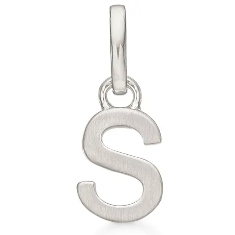 Støvring Design letter s hanger in gerodineerd zilver