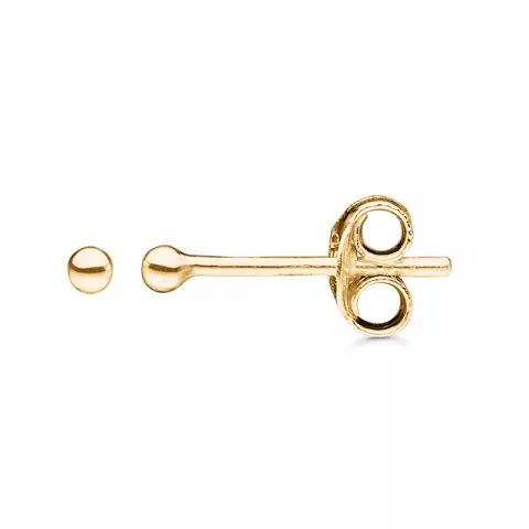 2 mm Støvring Design bolletje oorbellen in 8 karaat goud