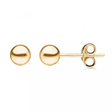 5 mm Støvring Design bolletje oorbellen in 8 karaat goud