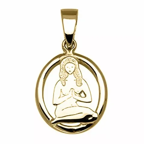 Støvring Design de maagd hanger in 8 karaat goud