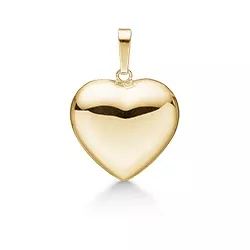 Støvring Design hart hanger in 8 karaat goud
