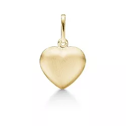 Elegant Støvring Design hart hanger in 8 karaat goud