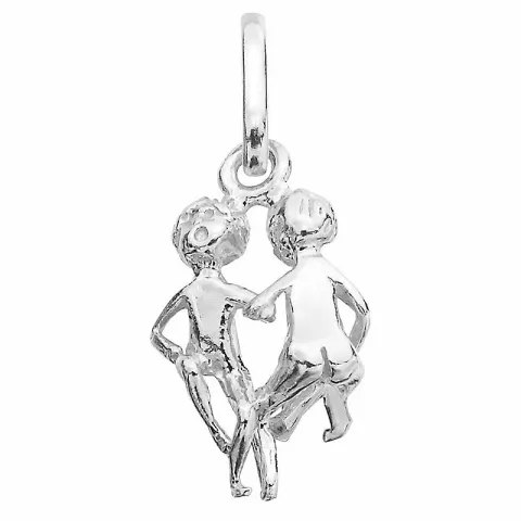 Støvring Design sterrenbeeld tweeling hanger in zilver