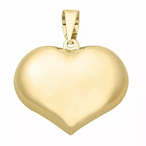 Elegant Støvring Design hart hanger in 14 karaat goud