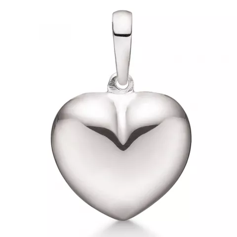 15 x 13 mm Støvring Design hart hanger in zilver