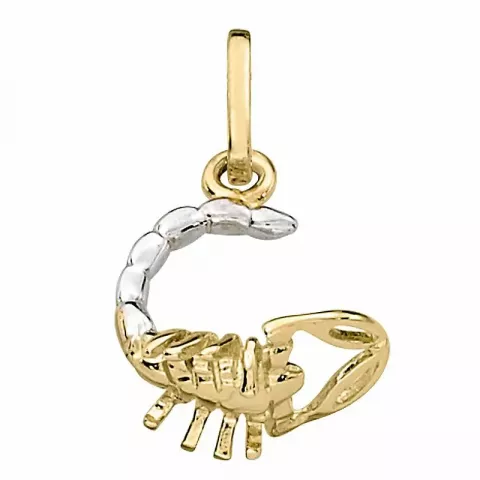 Støvring Design sterrenbeeld boogschutter hanger in 8 karaat goud met zilver