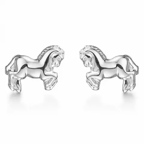 Støvring Design paard oorbellen in zilver