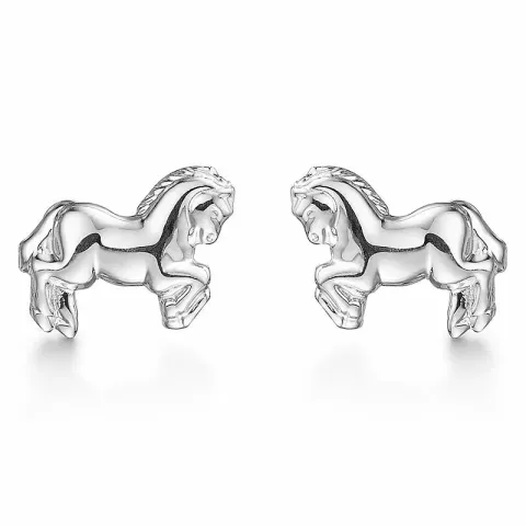 Støvring Design paard oorbellen in zilver