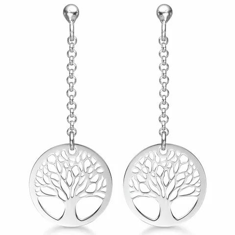 testsieraad Støvring Design boom van het leven oorbellen in zilver