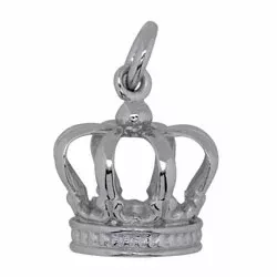 Siersbøl kroon hanger in zilver